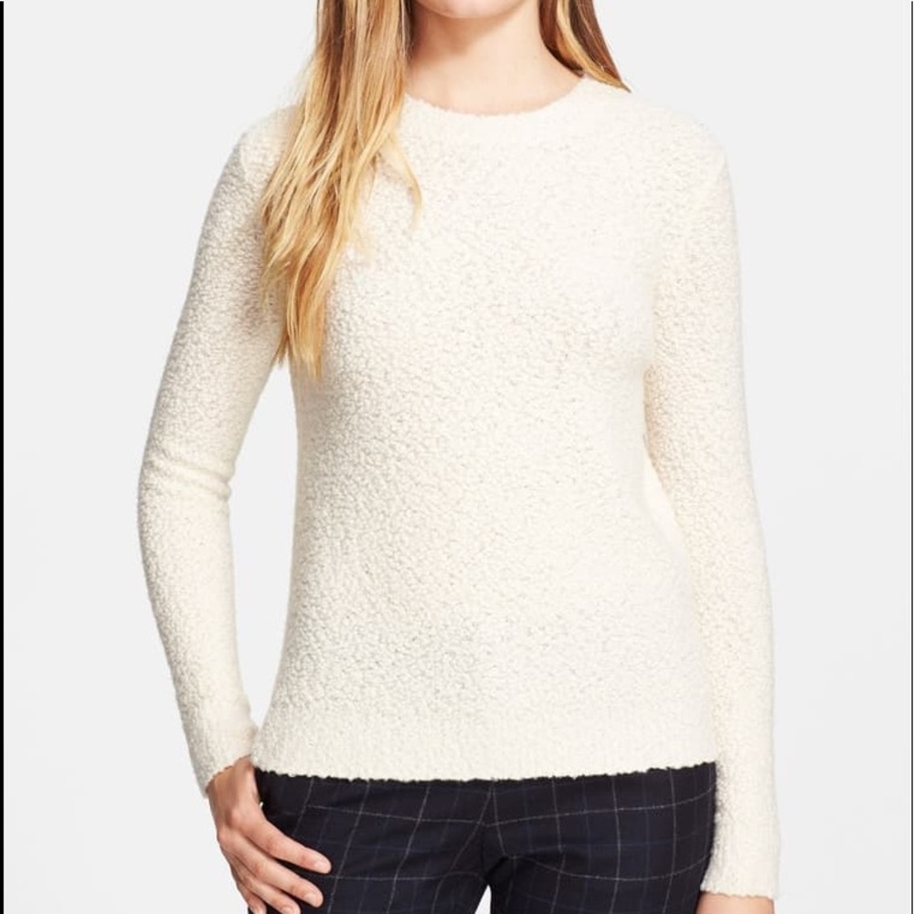 Theory Jaidyn Ivory Sweater, Size L